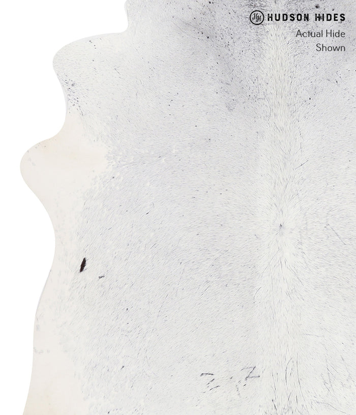 Salt and Pepper Black Cowhide Rug #A7155