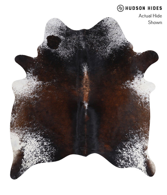 Salt and Pepper Brown Cowhide Rug #A7024