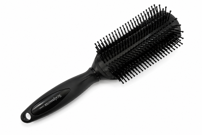 Scalpmaster Rubber Base Styling Brush – 9 Row