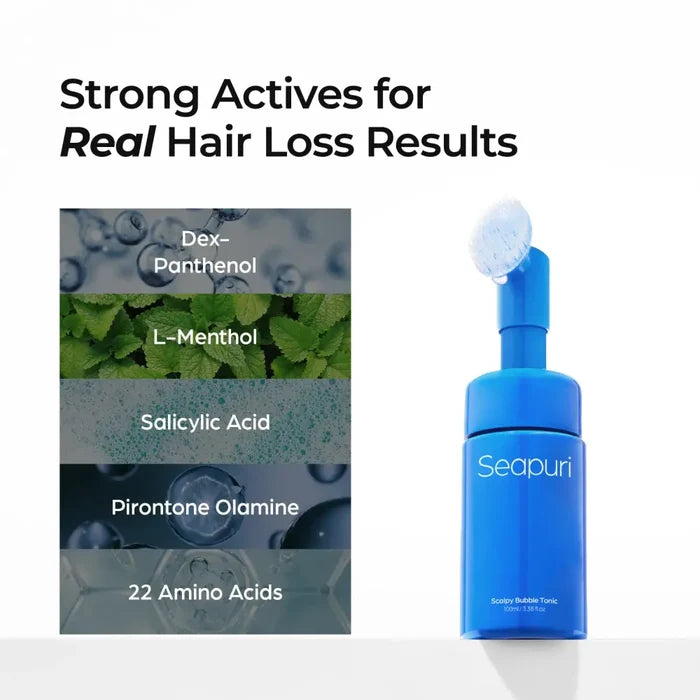 Scalpy Bubble Tonic 100ml - Hair Care Seapuri Loss Treatments