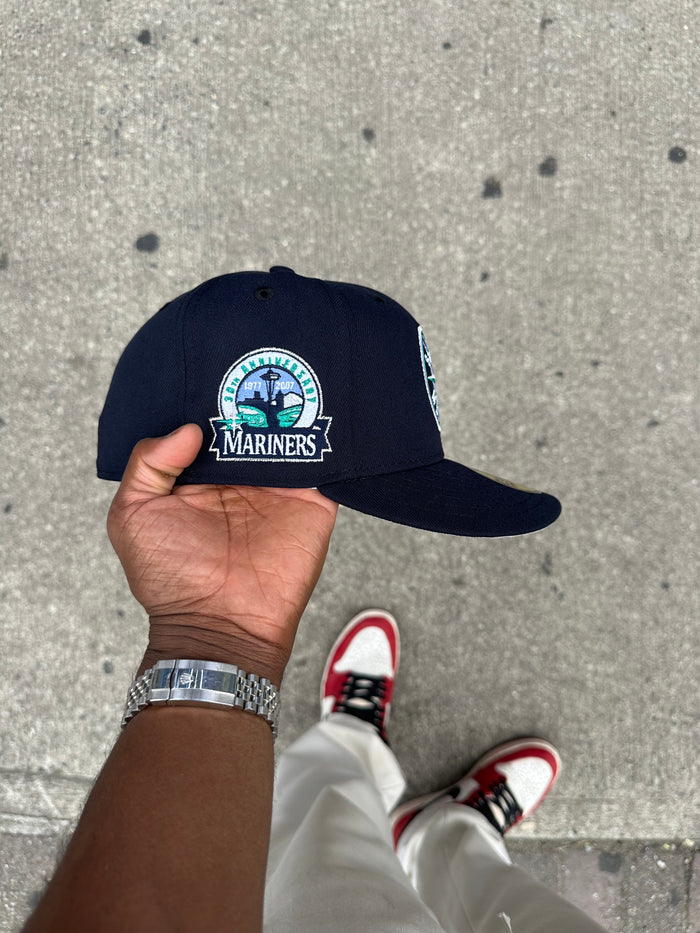 Seattle Mariners All Navy Blue w/Circle Logo