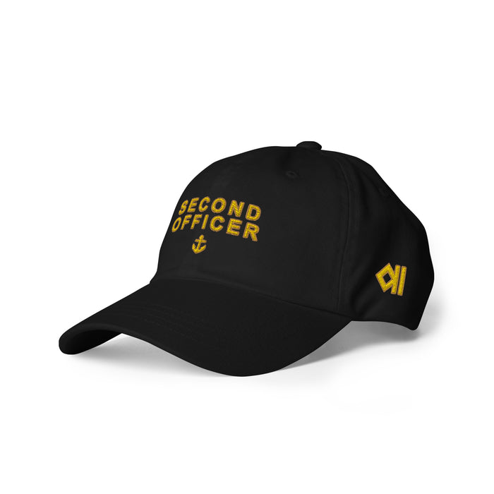 Second Officer uniform hat with embroidery - IamSEAWOLF shop