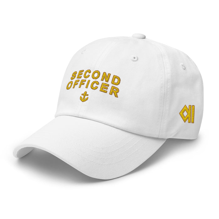 Second Officer uniform hat with embroidery - IamSEAWOLF shop