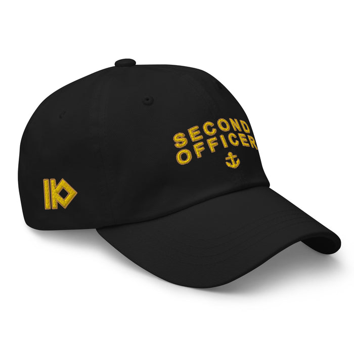 Second Officer uniform hat with embroidery - IamSEAWOLF shop