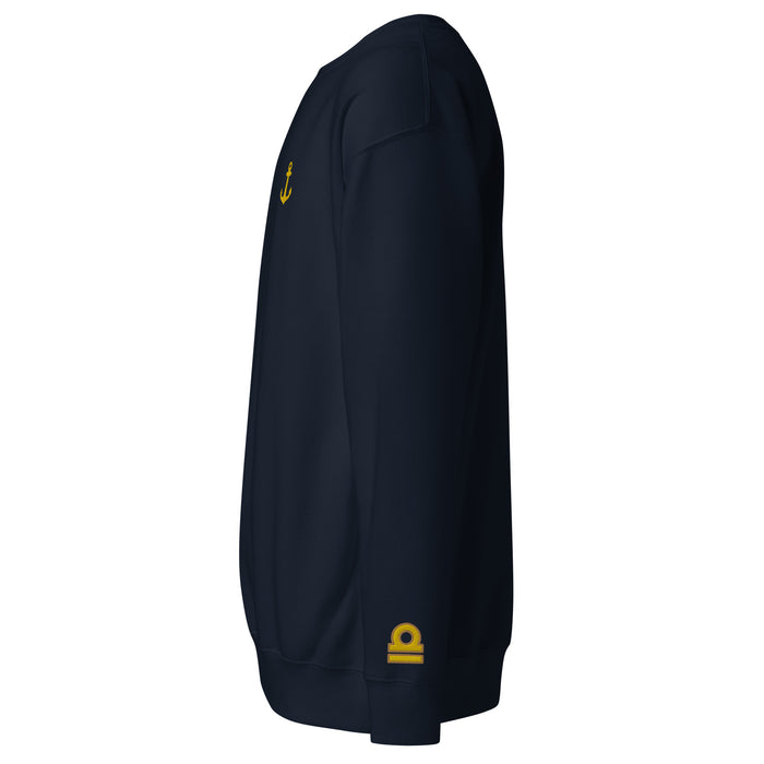 Second Officer uniform sweatshirt with embroidery. - IamSEAWOLF shop