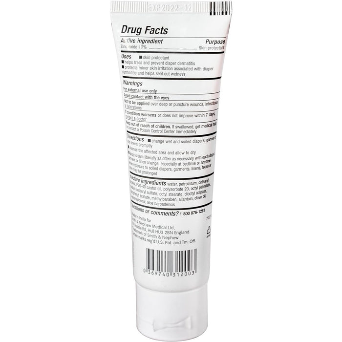 Secura Zinc Oxide Skin Protectant 2.75-ounce Tube