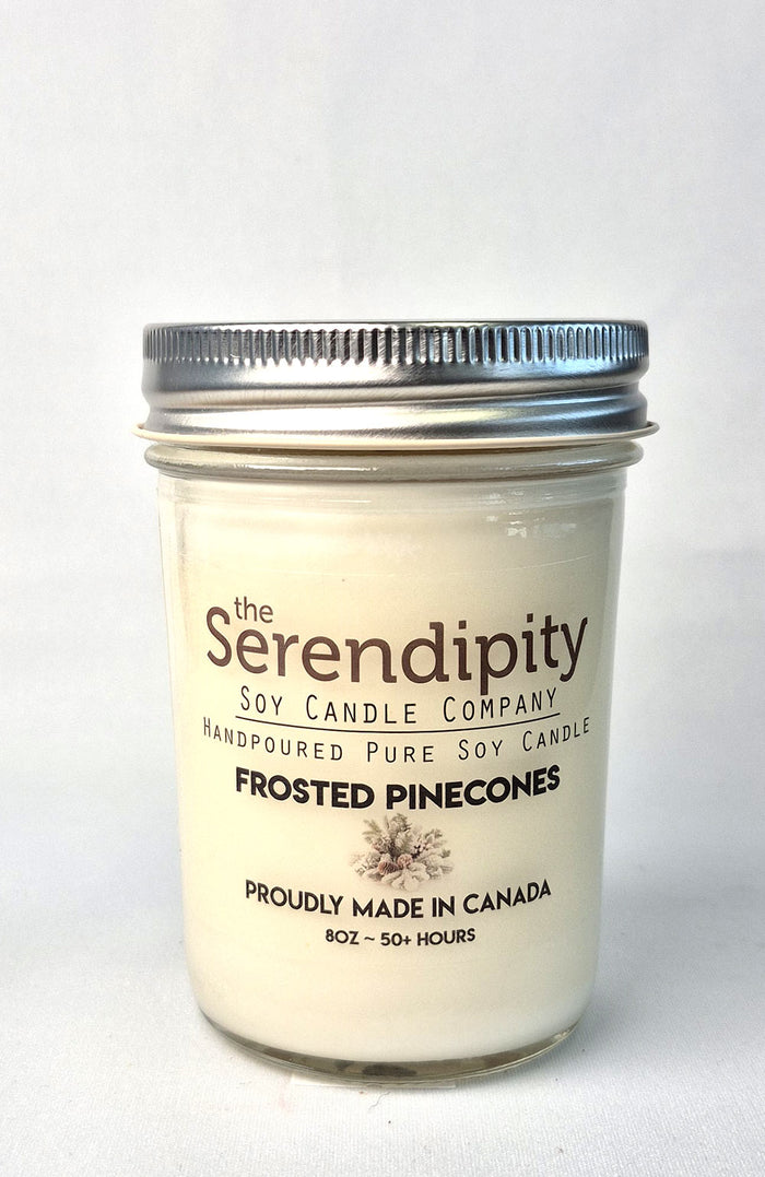 Serendipity Soy Wax Candle - Frosted Pine Cones