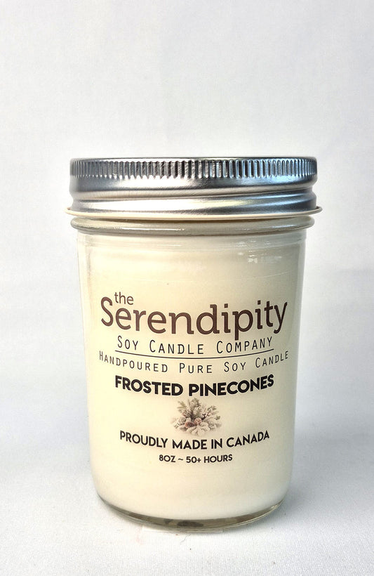 Serendipity Soy Wax Candle - Frosted Pine Cones