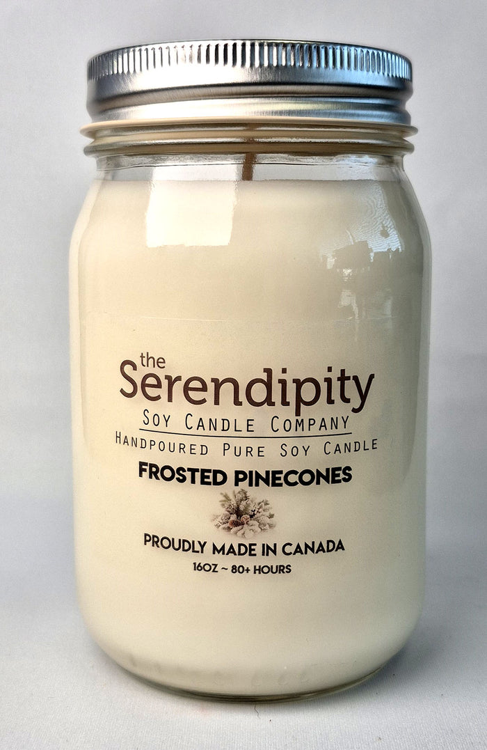 Serendipity Soy Wax Candle - Frosted Pine Cones