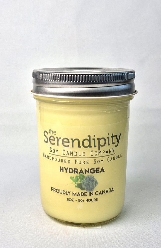 Serendipity Soy Wax Candle - Hydrangea