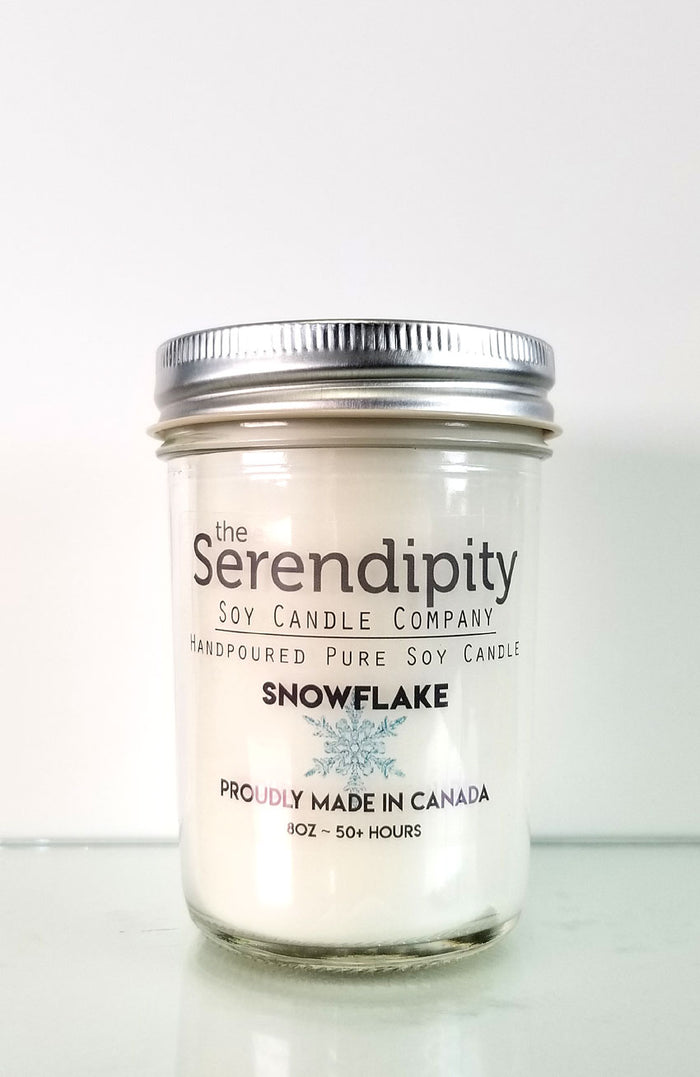 Serendipity Soy Wax Candle - Snowflake