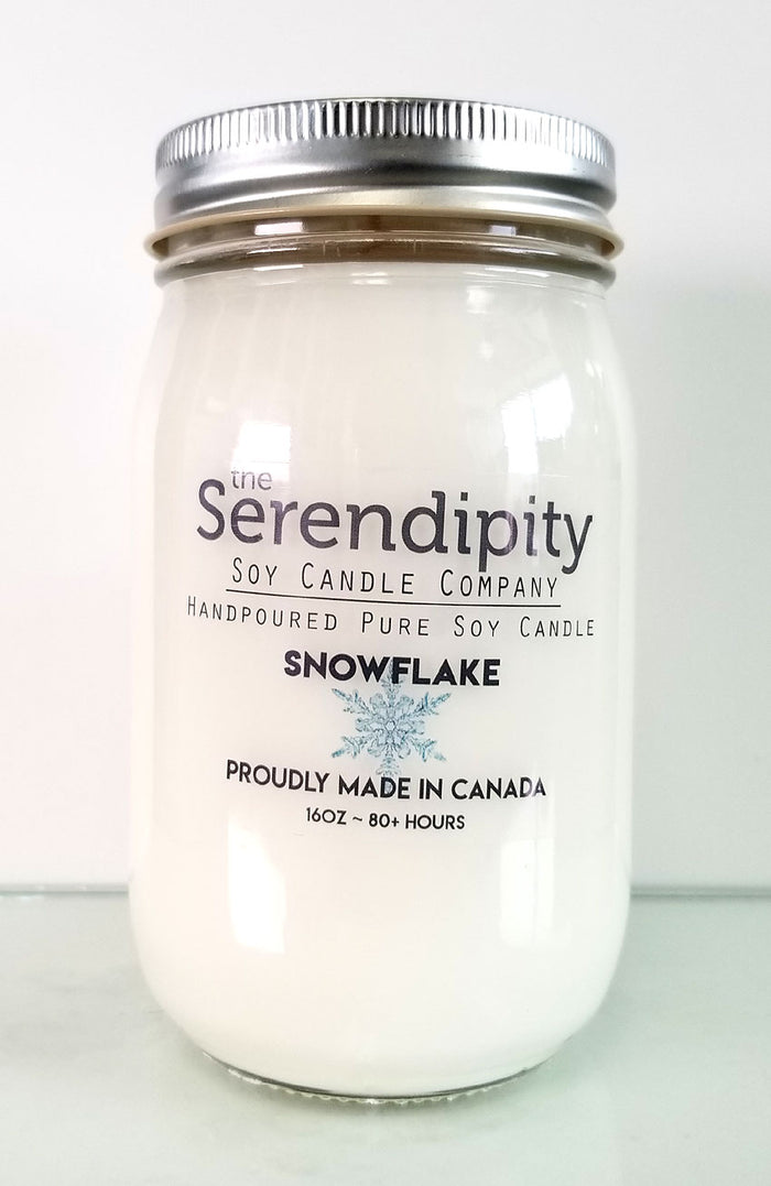 Serendipity Soy Wax Candle - Snowflake