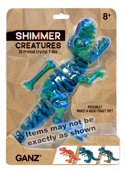 Shimmer T-Rex 8.75" - Blue