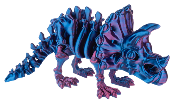 Shimmer Triceratops 10.5" - Purple