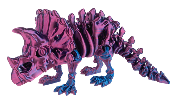 Shimmer Triceratops 10.5" - Purple