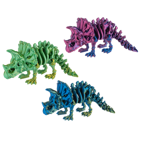 Shimmer Triceratops 10.5" - Purple