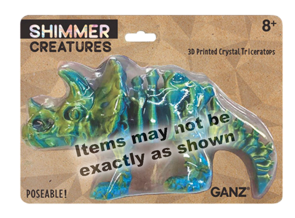 Shimmer Triceratops 10.5" - Purple