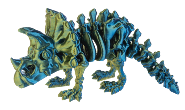 Shimmer Triceratops 5" - Blue