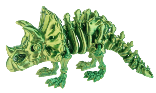 Shimmer Triceratops 5" - Green