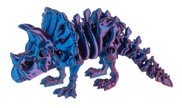 Shimmer Triceratops 5" - Purple