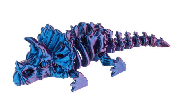 Shimmer Triceratops 5" - Purple
