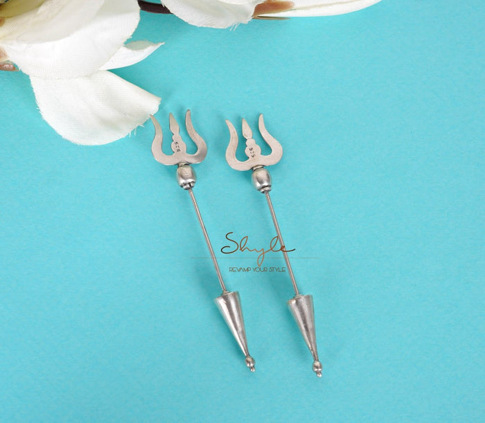 Shiva Trishul Quirky Earrings