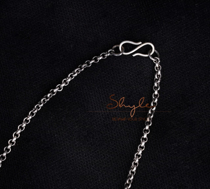 Shiva Trishul Rudraksh Dangling Statement Necklace