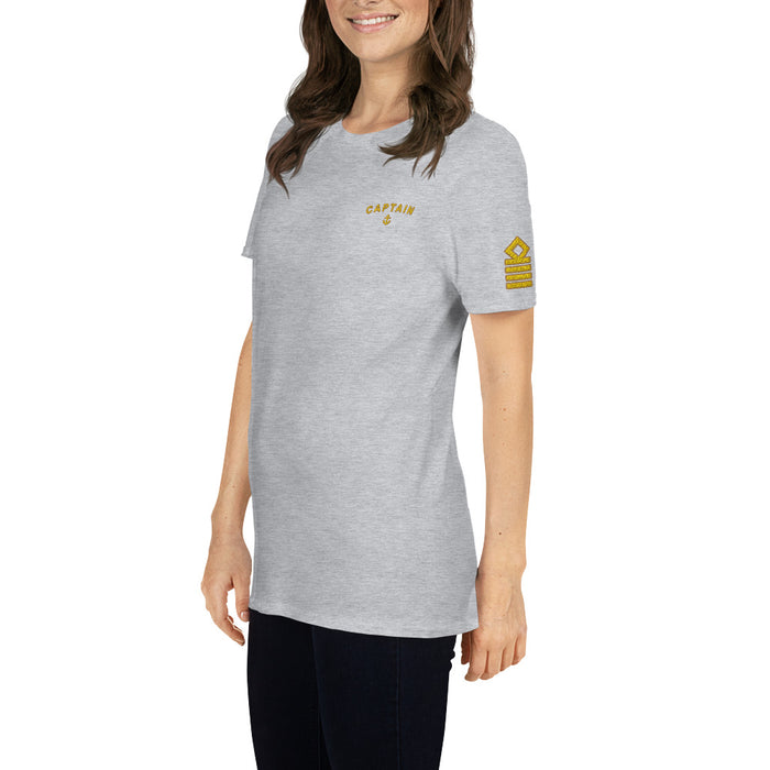 Short-Sleeve Unisex T-Shirt Captain - IamSEAWOLF shop