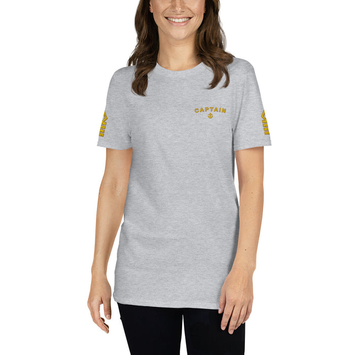 Short-Sleeve Unisex T-Shirt Captain - IamSEAWOLF shop