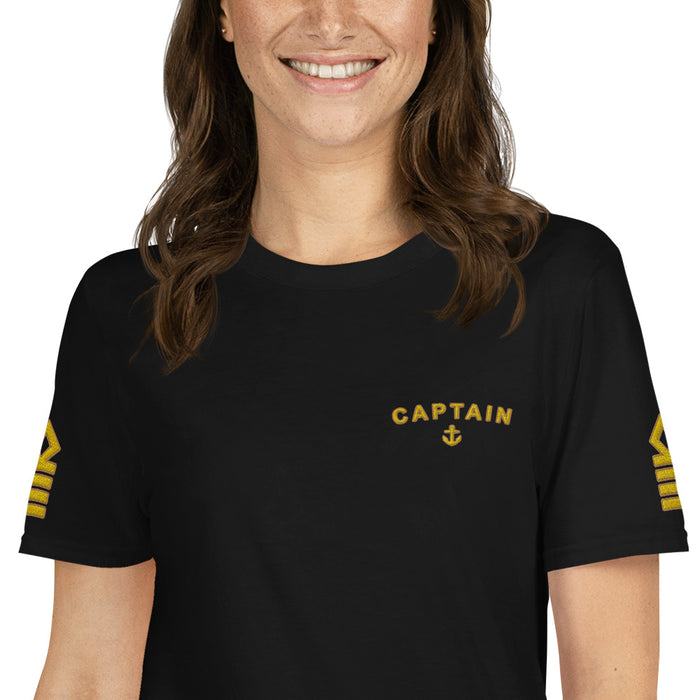 Short-Sleeve Unisex T-Shirt Captain - IamSEAWOLF shop