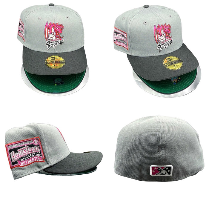 SHREVEPORT SWAMP DRAGONS Smoke Grey & Black Green uv