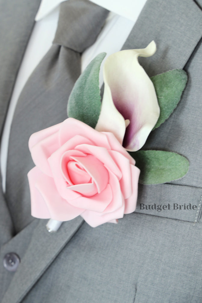 Silk Wedding Bouquet in Hot and Light Pink - $115.00 | Tommie Collection