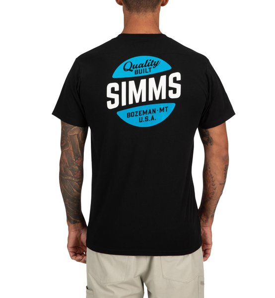 Simms Quality Built Pocket Tee Black