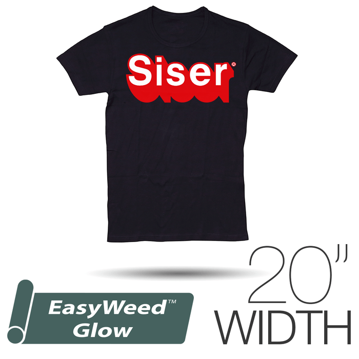 Siser EASYWEED GLOW IN THE DARK Heat Transfer Vinyl 20" - By the Yard - HeatPressNation