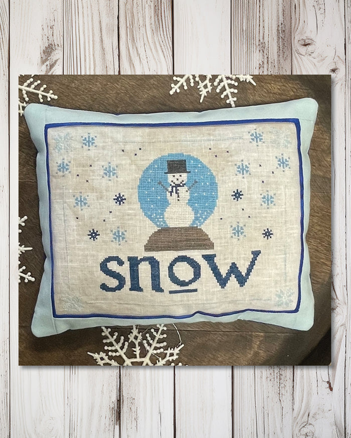 Snow Cross Stitch Pattern (Word Play Series)