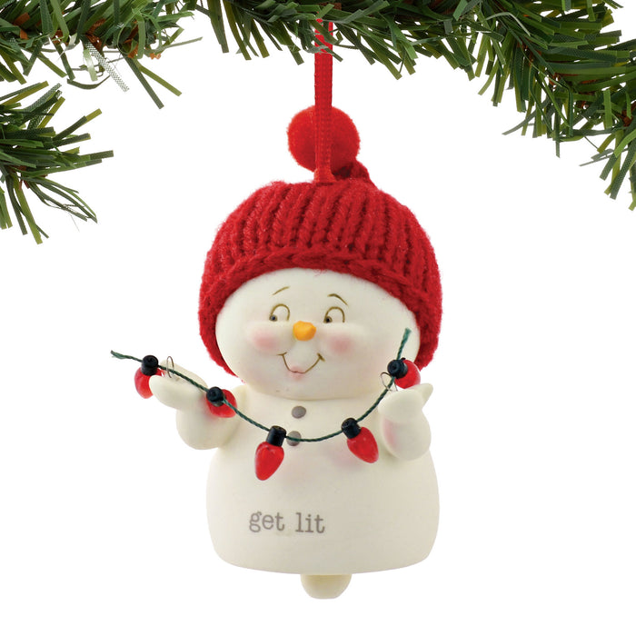 Snowpinions Get Lit Bell Ornament