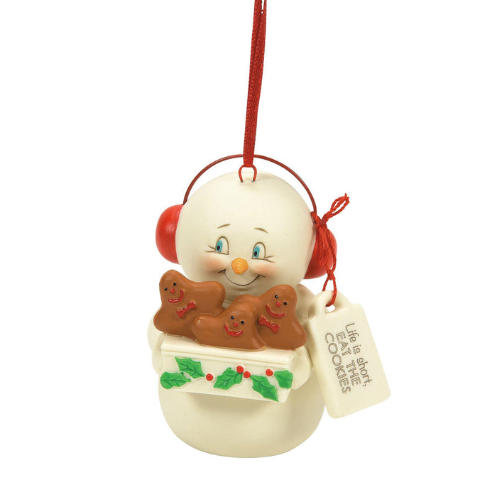 Snowpinions Life Is Short, Eat The Cookies Ornament