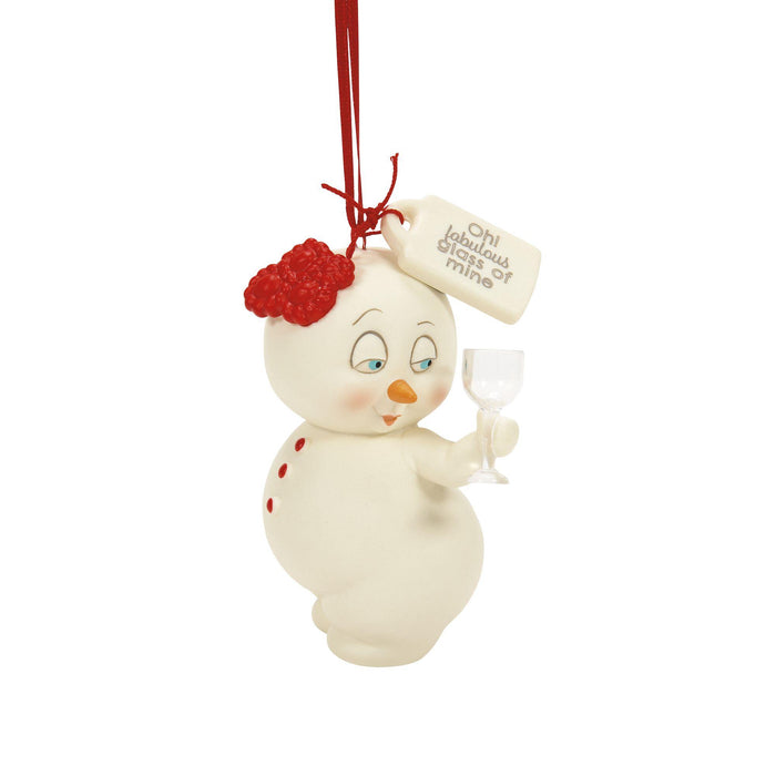 Snowpinions Oh Fabulous Glass of Mine Ornament