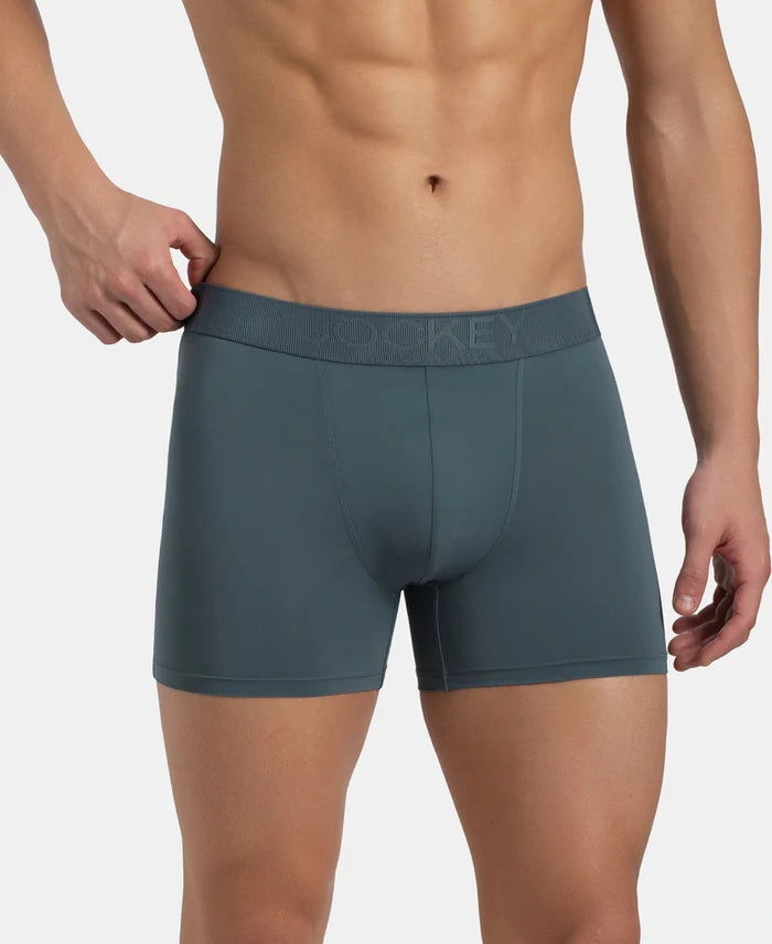 Soft Touch Recycled Microfiber Elastane Stretch Trunk with Ultrasoft Waistband - Stormy Weather