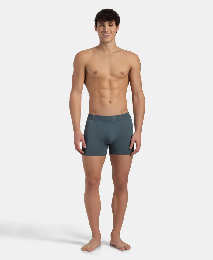 Soft Touch Recycled Microfiber Elastane Stretch Trunk with Ultrasoft Waistband - Stormy Weather