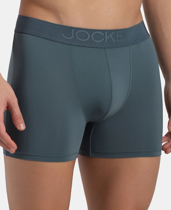 Soft Touch Recycled Microfiber Elastane Stretch Trunk with Ultrasoft Waistband - Stormy Weather