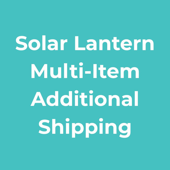 Solar Lantern Shipping Fee For Every 2 Additional Lanterns