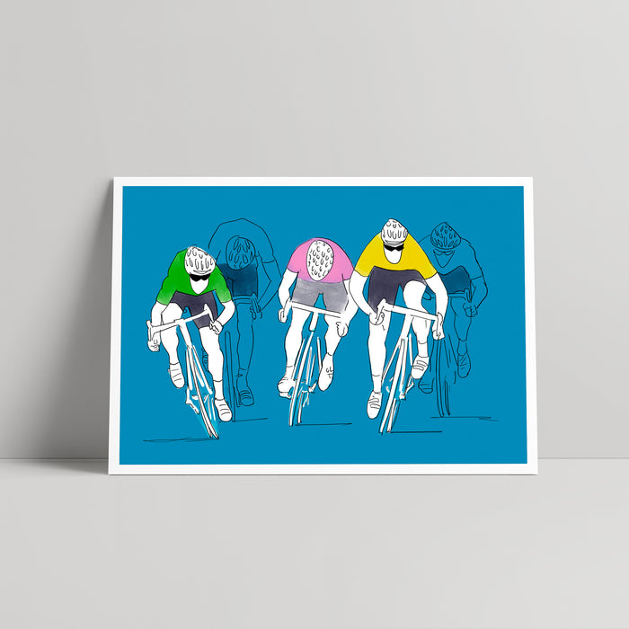 Sprint  - Art print - Pasche Design - Rouleur