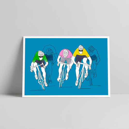 Sprint  - Art print - Pasche Design - Rouleur