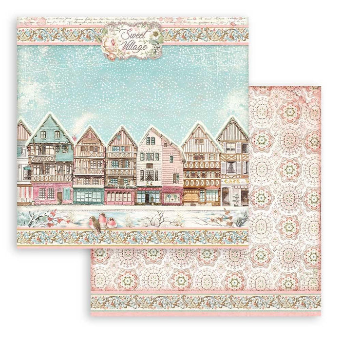 Stamperia Double-Sided Paper Pad 8"X8" 10/Pkg Sweet Winter