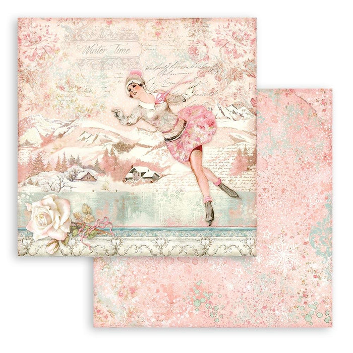 Stamperia Double-Sided Paper Pad 8"X8" 10/Pkg Sweet Winter