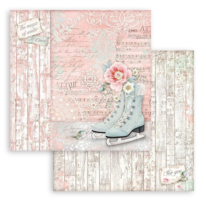 Stamperia Double-Sided Paper Pad 8"X8" 10/Pkg Sweet Winter