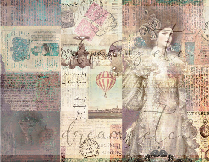 Steampunk Glamour Journal Kit (Bundle) - Digital