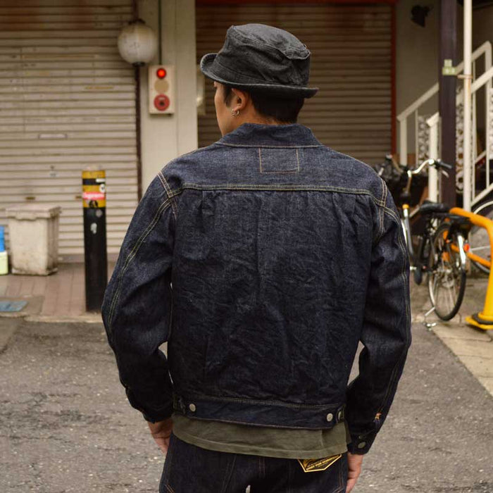SUGAR CANE "SC15210" 14.25oz. DENIM BLANKET LINED JACKET