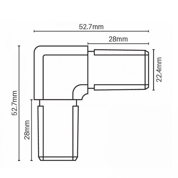 Summit Nanorail 25x21mm vertical joiner - Image 4
